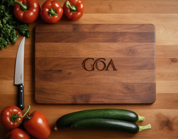vegetable cutter with custom laser engraved Goa as per customer
